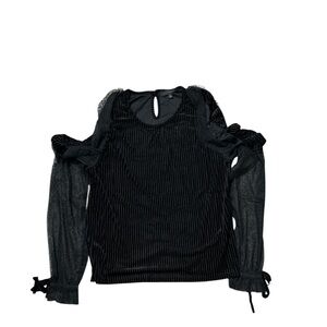 Elegant Black Cold Shoulder Top by Dance and Marvel Size Medium NWOT